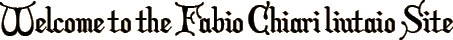 Welcome to the Fabio Chiari liutaio Site