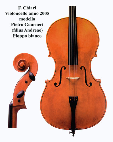 Cello head an front