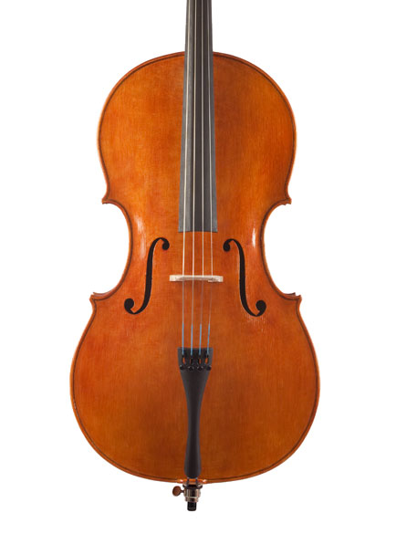 Cello head an front